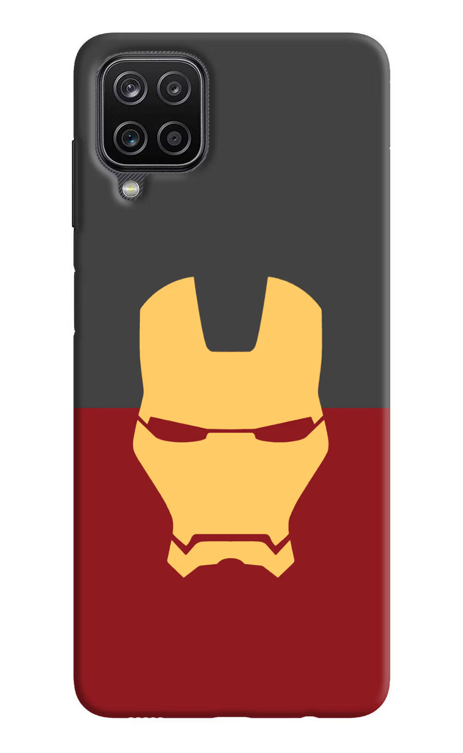 Ironman Samsung M12/F12 Back Cover, Hard case