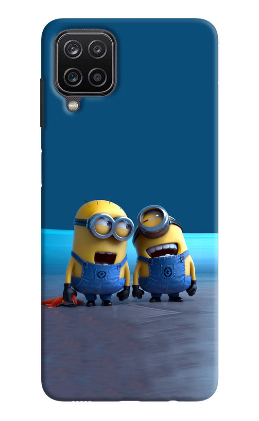 Minion Laughing Samsung M12/F12 Hard Case Back Cover by Casekaro
