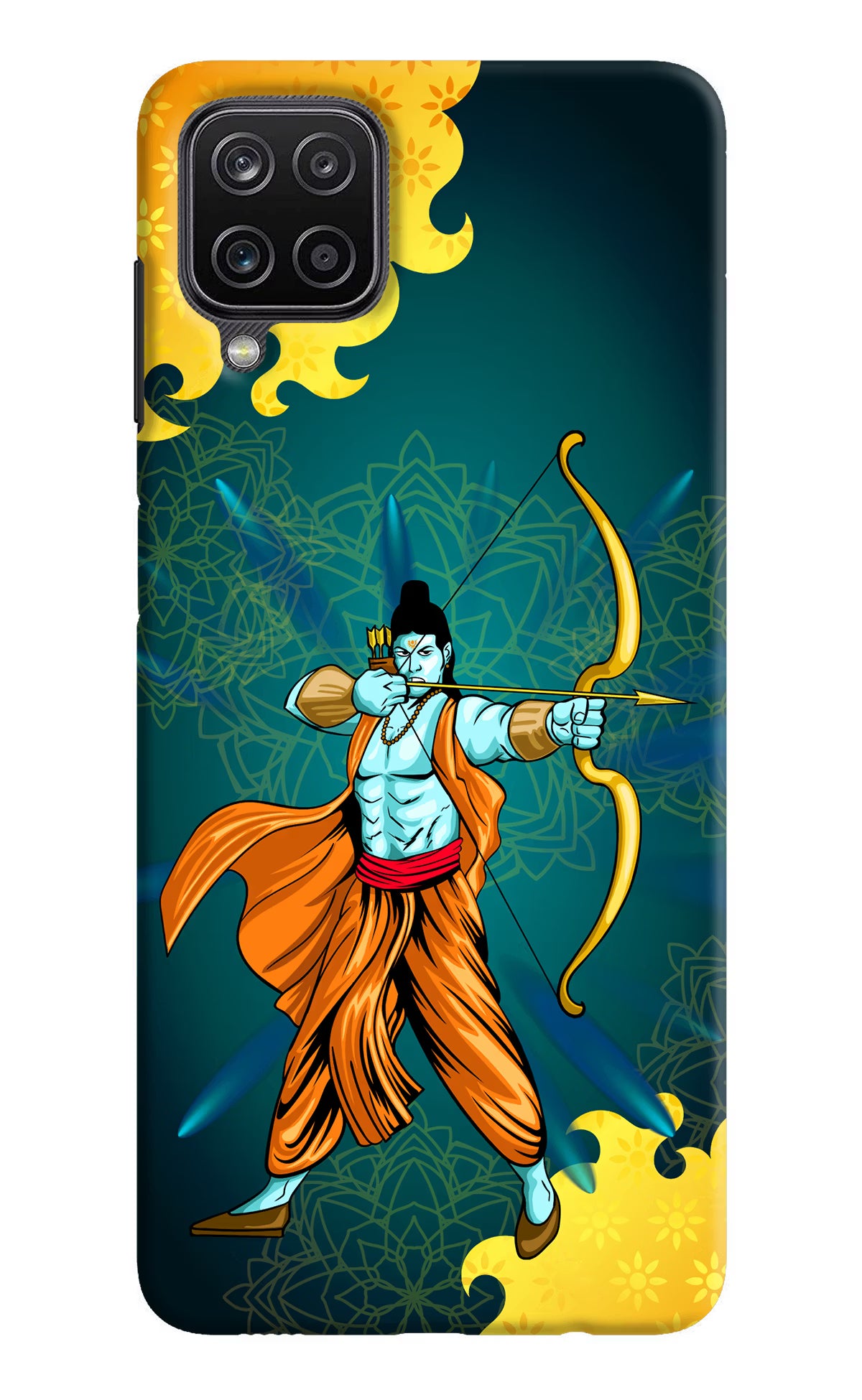 Lord Ram - 6 Samsung M12/F12 Hard Case Back Cover by Casekaro