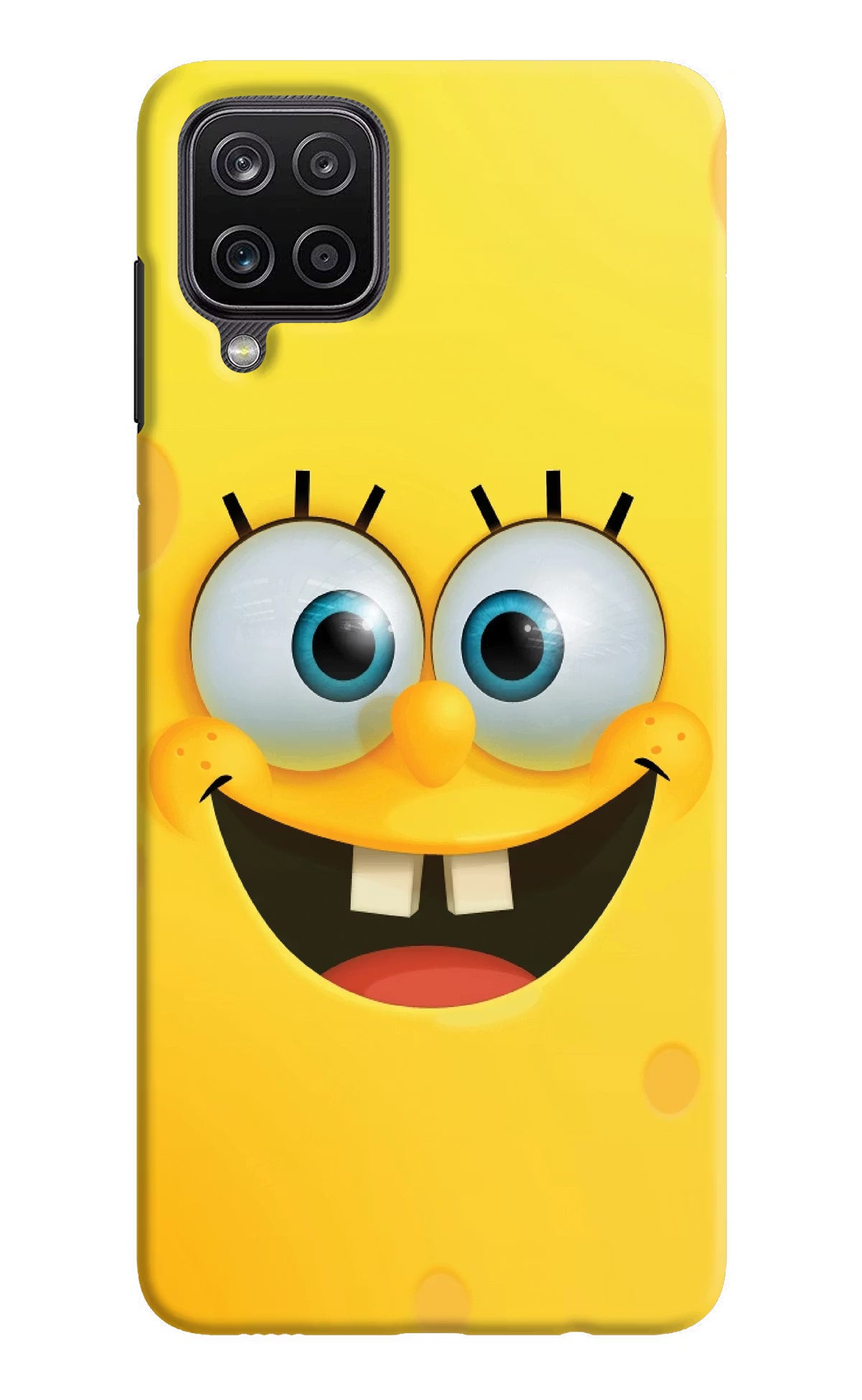 Sponge 1 Samsung M12/F12 Hard Case Back Cover by Casekaro