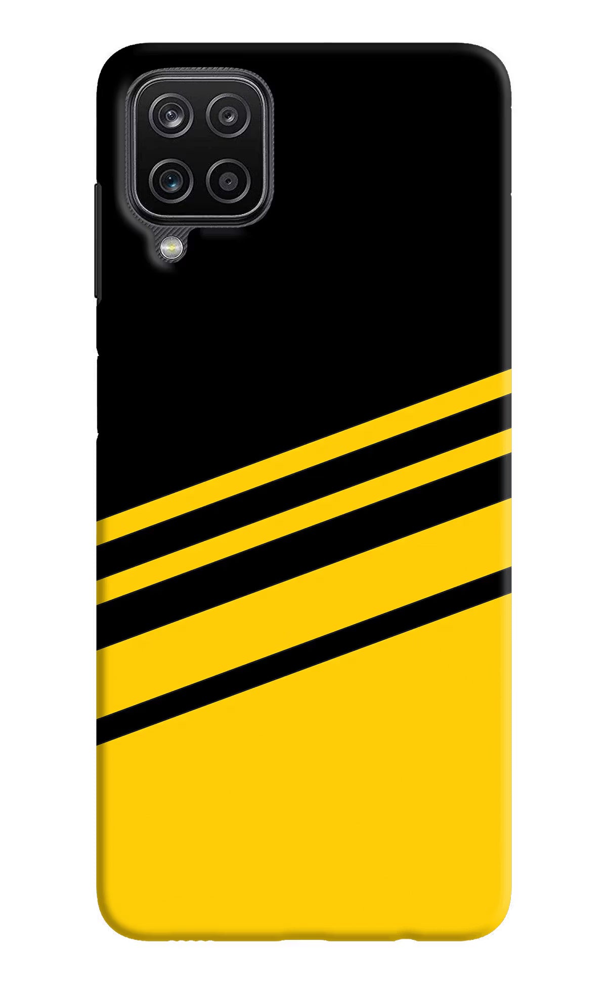 Yellow Shades Samsung M12/F12 Hard Case Back Cover by Casekaro