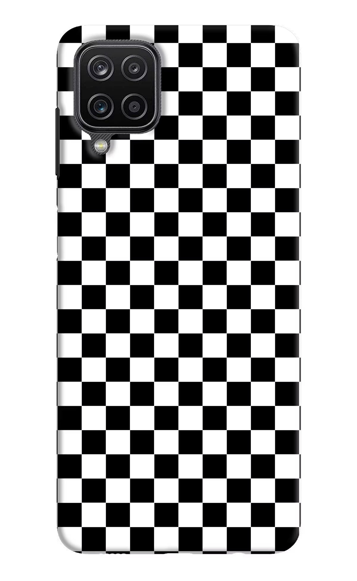 Chess Board Samsung M12/F12 Hard Case Back Cover by Casekaro