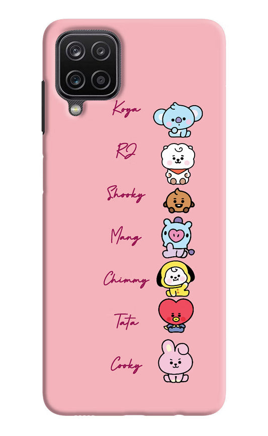 BTS names Samsung M12/F12 Hard Case Back Cover by Casekaro