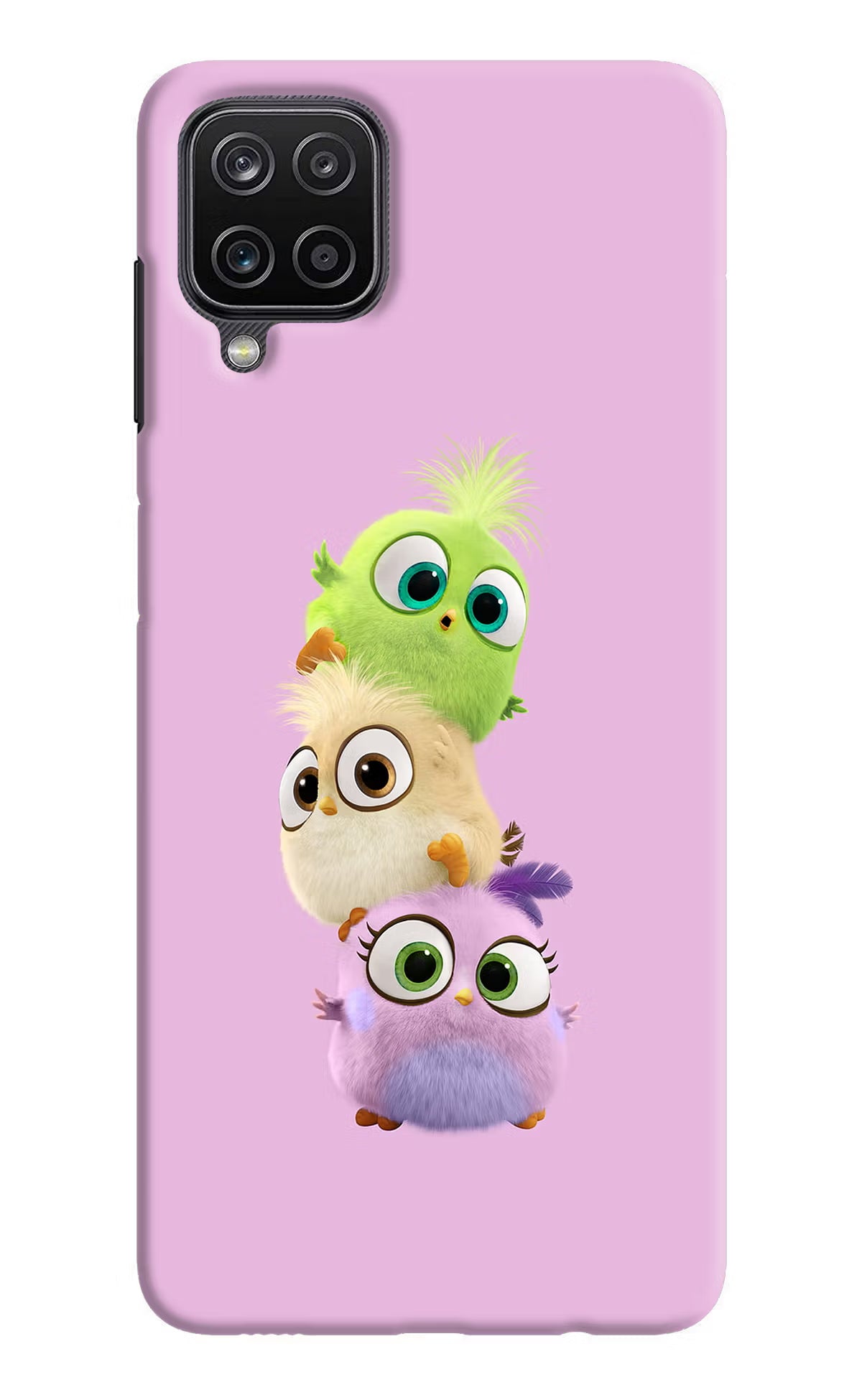 Cute Little Birds Samsung M12/F12 Hard Case Back Cover by Casekaro