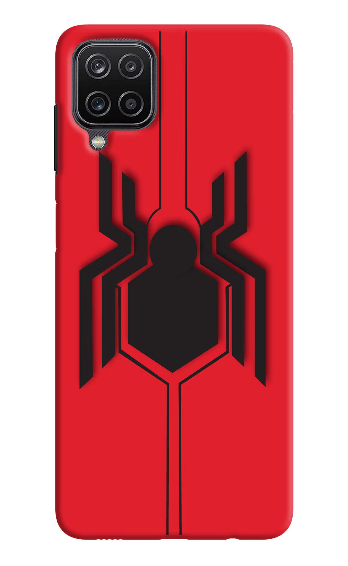 Spider Samsung M12/F12 Hard Case Back Cover by Casekaro