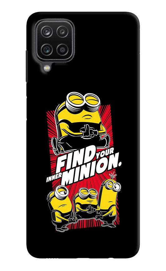 Find your inner Minion Samsung M12/F12 Hard Case Back Cover by Casekaro