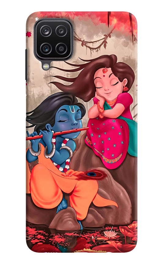 Radhe Krishna Samsung M12/F12 Hard Case Back Cover by Casekaro