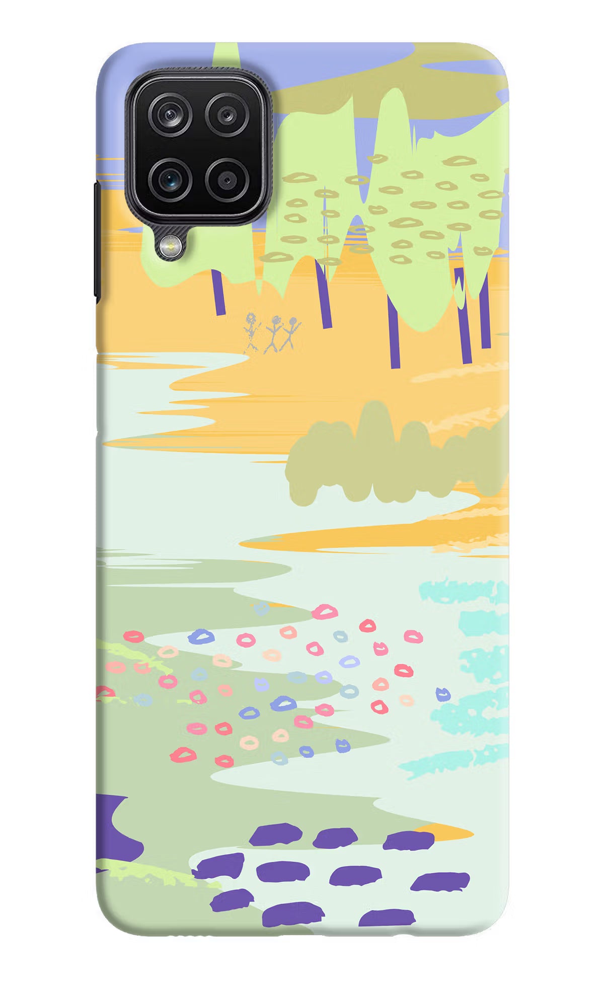 Scenery Samsung M12/F12 Hard Case Back Cover by Casekaro