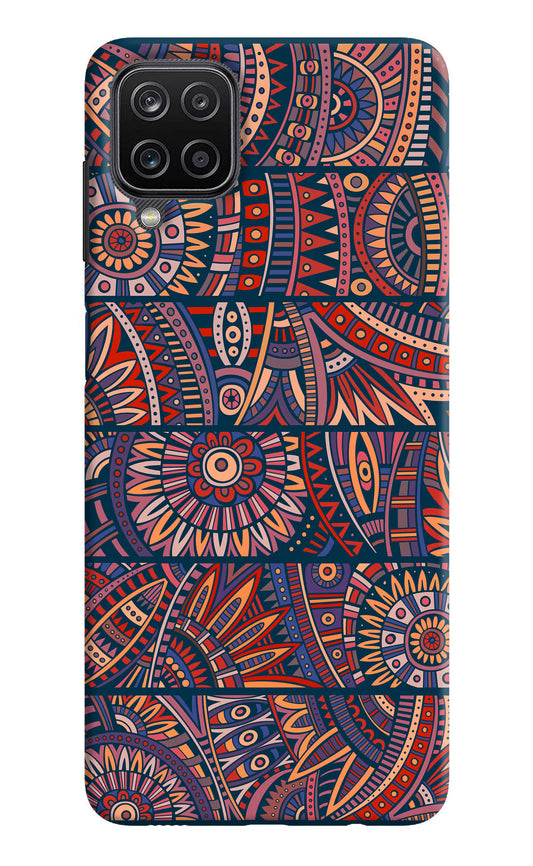 African Culture Design Samsung M12/F12 Hard Case Back Cover by Casekaro