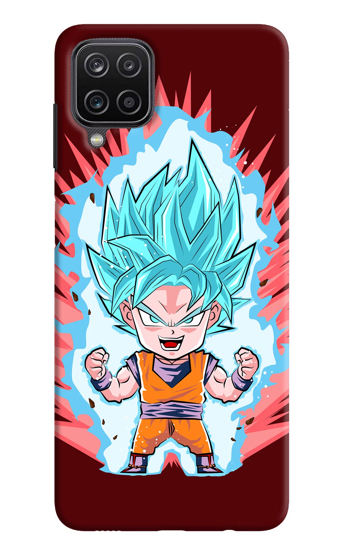 Goku Little Samsung M12/F12 Hard Case Back Cover by Casekaro