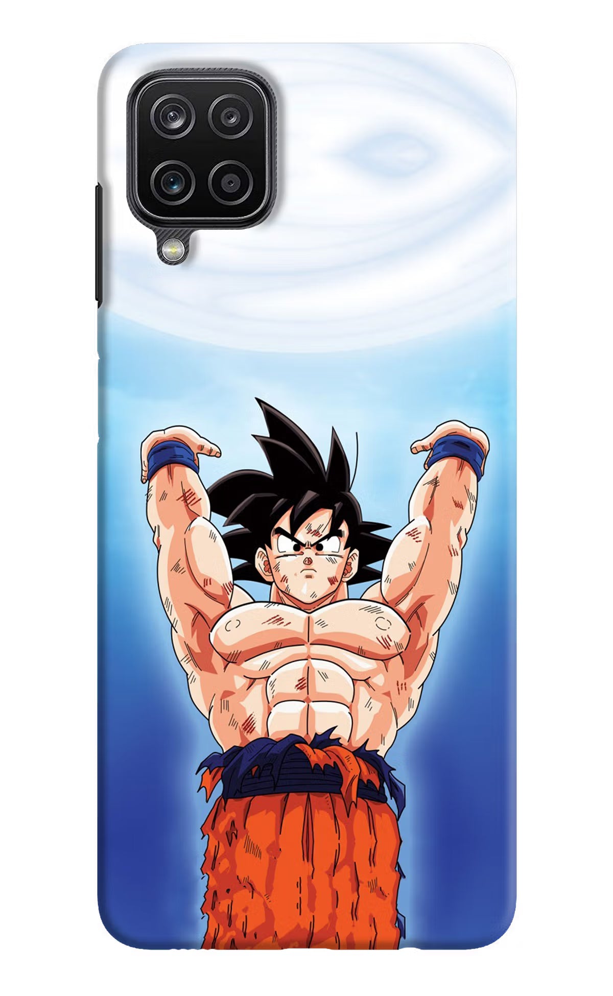 Goku Power Samsung M12/F12 Hard Case Back Cover by Casekaro