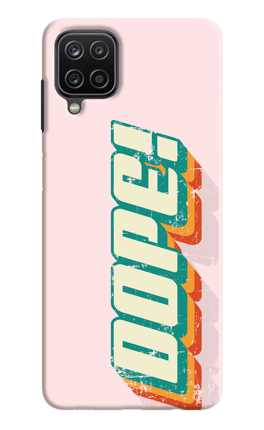 Dope Samsung M12/F12 Hard Case Back Cover by Casekaro