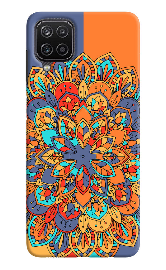 Color Mandala Samsung M12/F12 Hard Case Back Cover by Casekaro