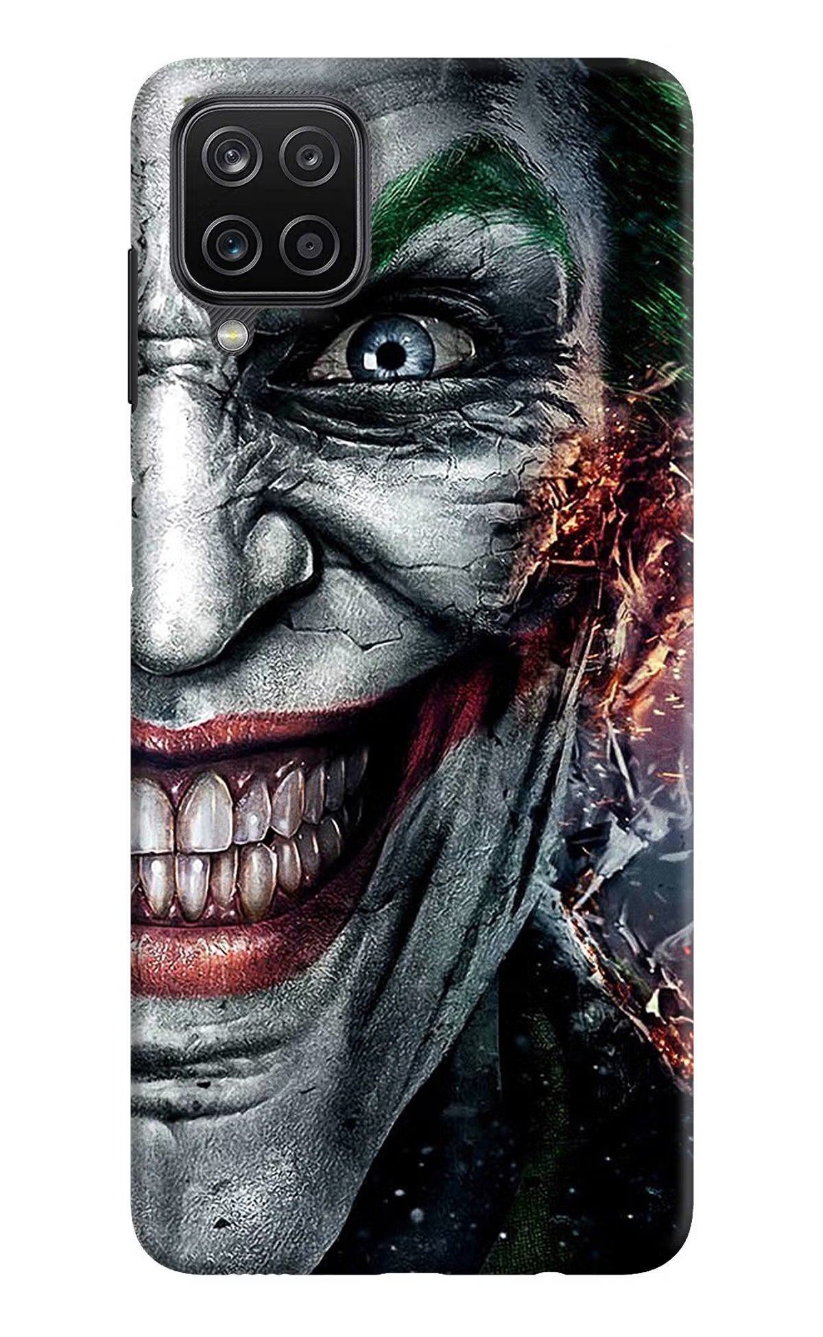 Joker Cam Samsung M12/F12 Hard Case Back Cover by Casekaro