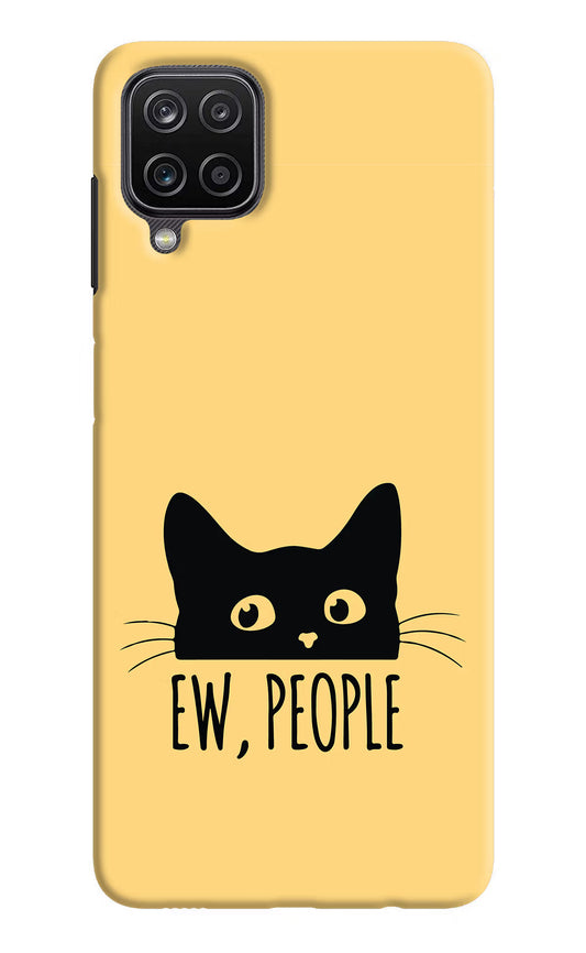 Ew People Catitude Samsung M12/F12 Hard Case Back Cover by Casekaro