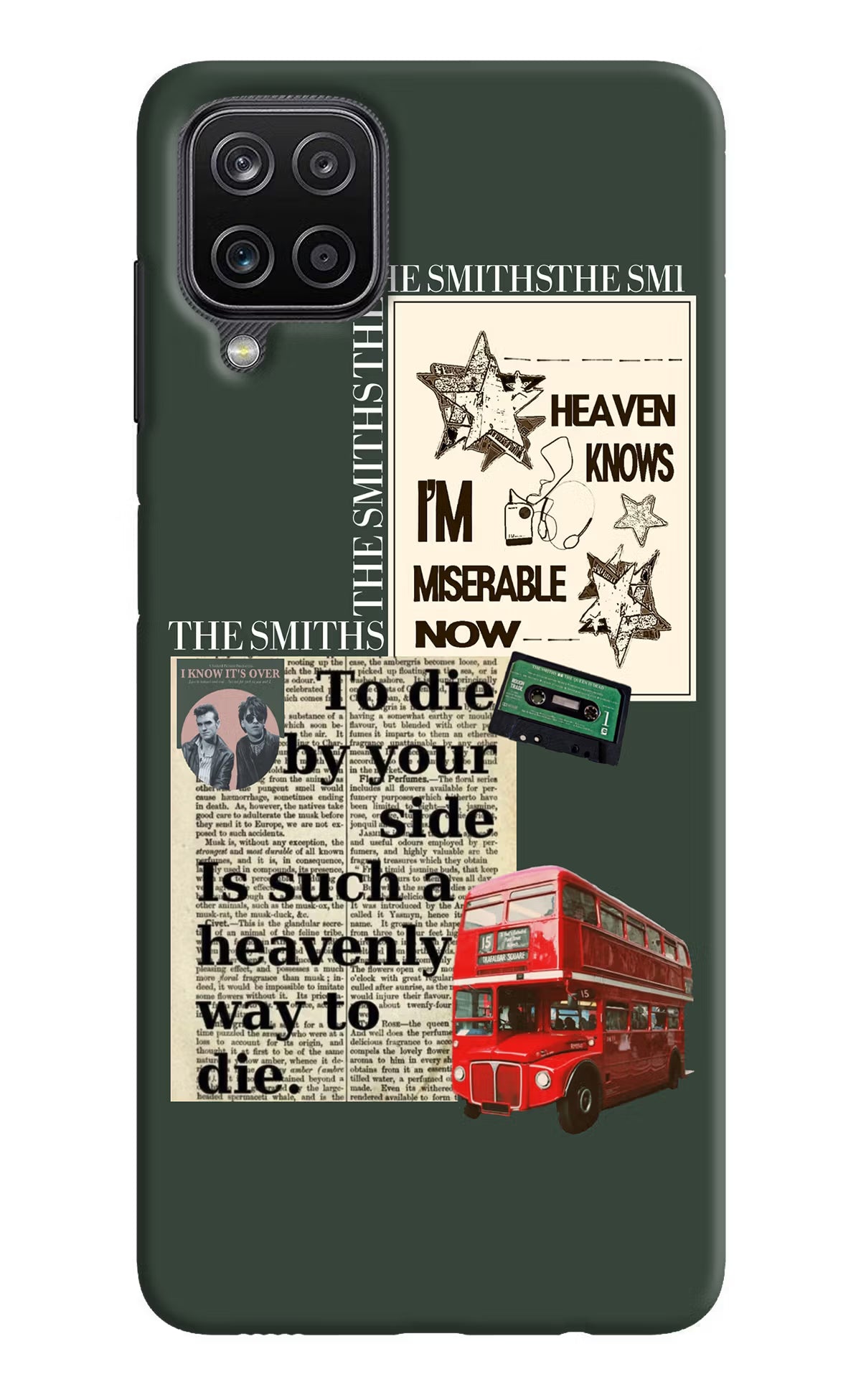 The Smiths Samsung M12/F12 Hard Case Back Cover by Casekaro