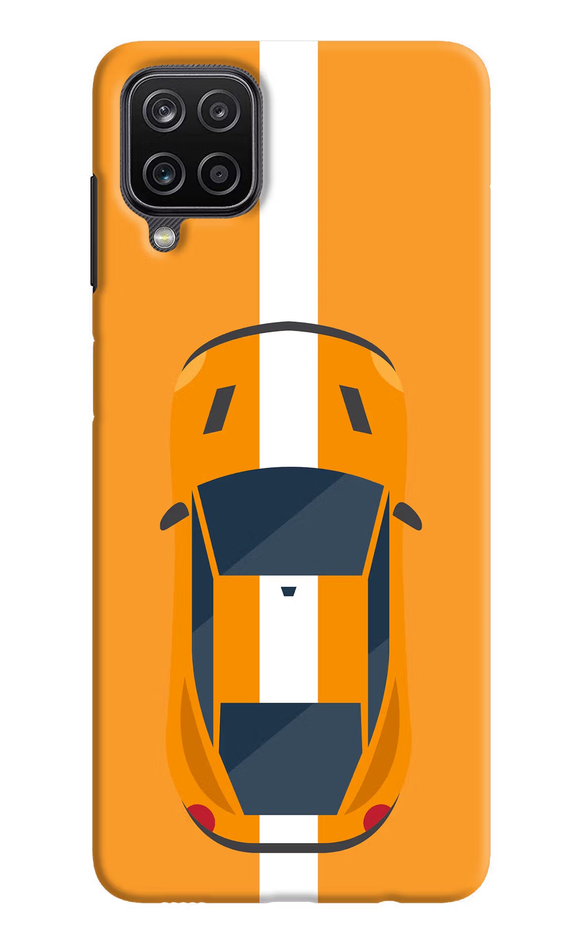 Highway Pursuit Samsung M12/F12 Hard Case Back Cover by Casekaro