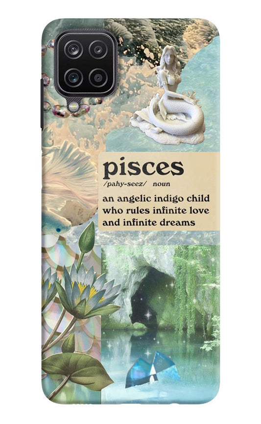 Pisces Zodiac Samsung M12/F12 Hard Case Back Cover by Casekaro