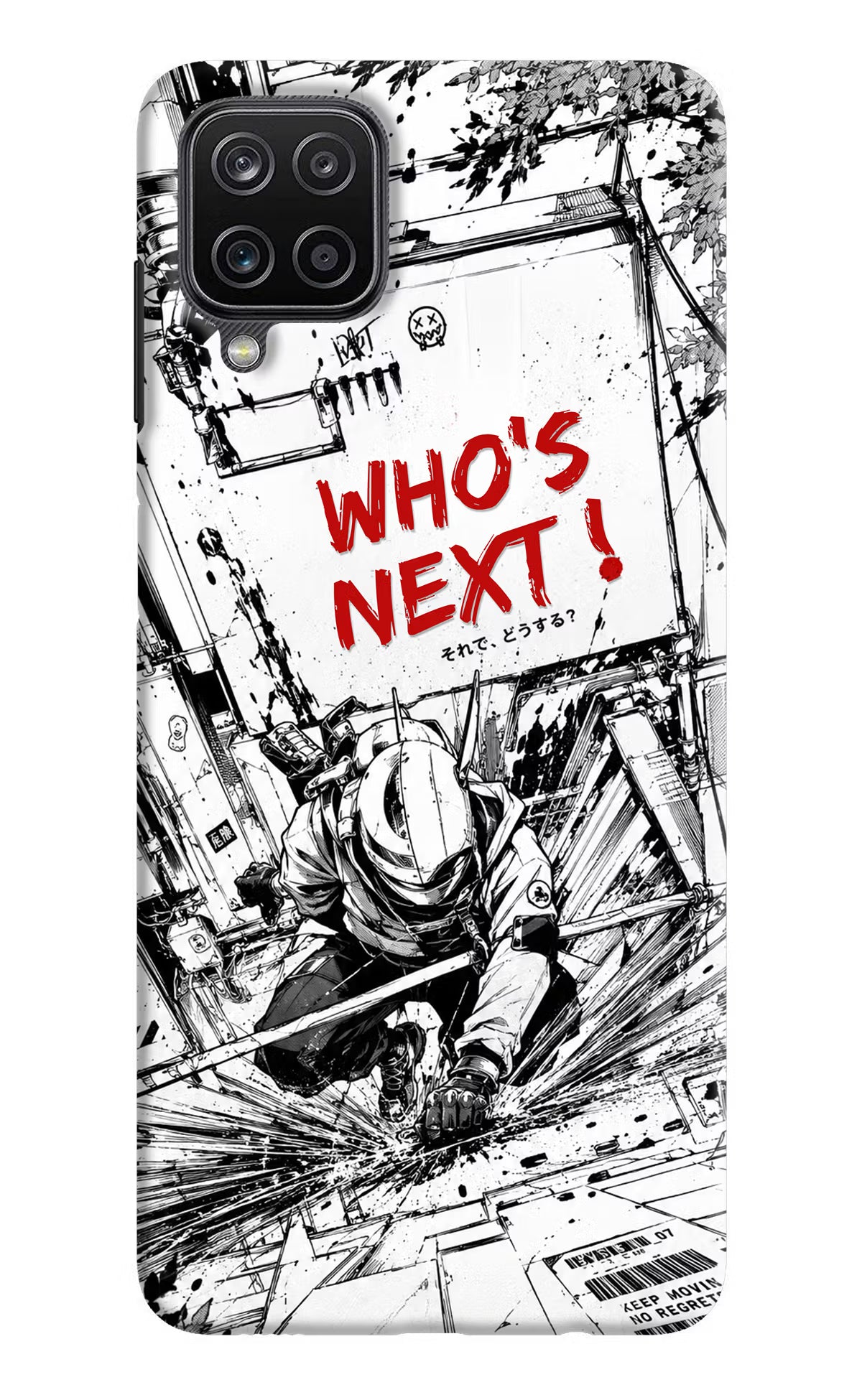 Who's Next Samsung M12/F12 Hard Case Back Cover by Casekaro
