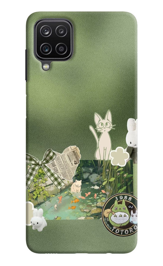 Aesthetic anime Samsung M12/F12 Back Cover