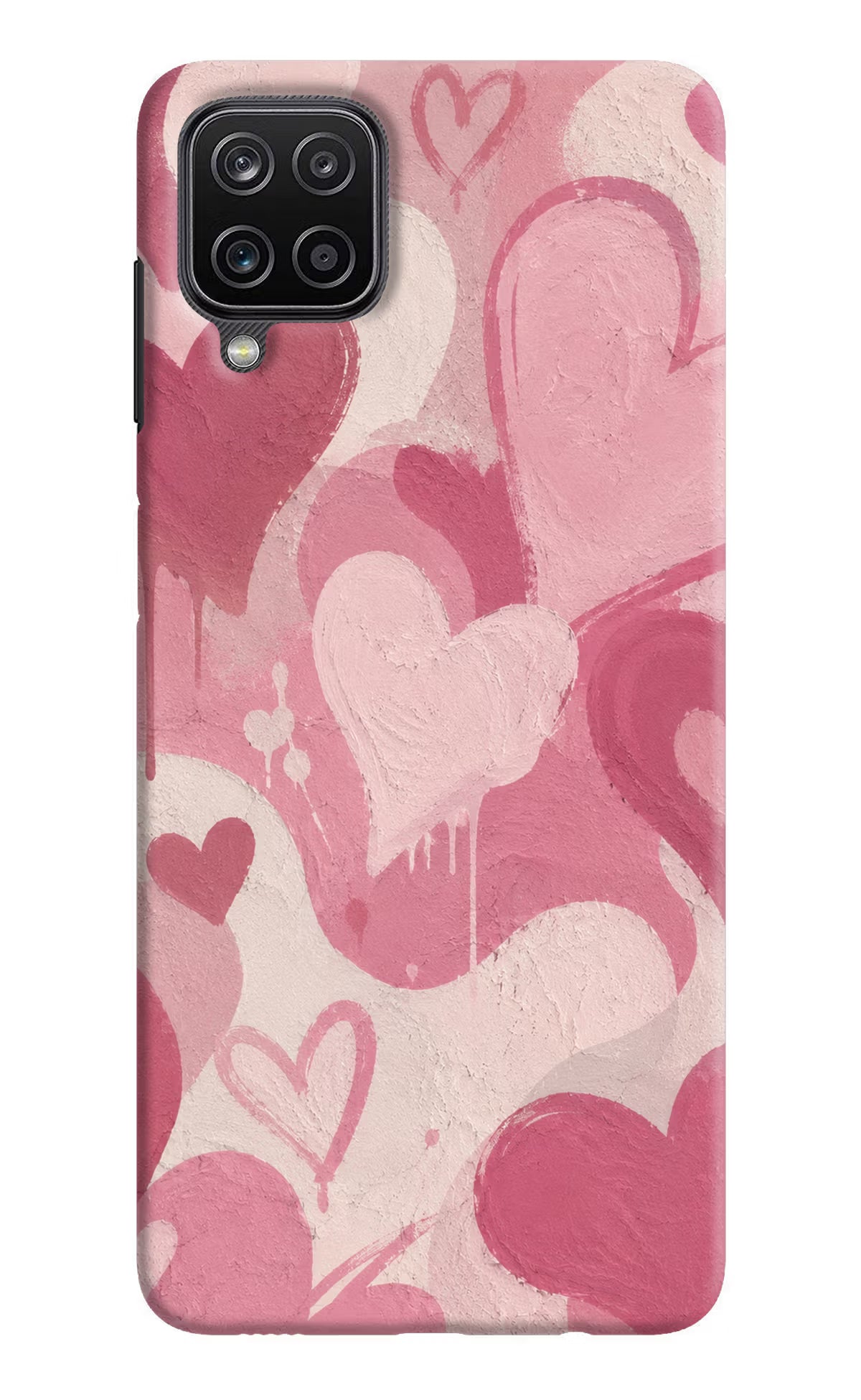 Hearty case Samsung M12/F12 Back Cover