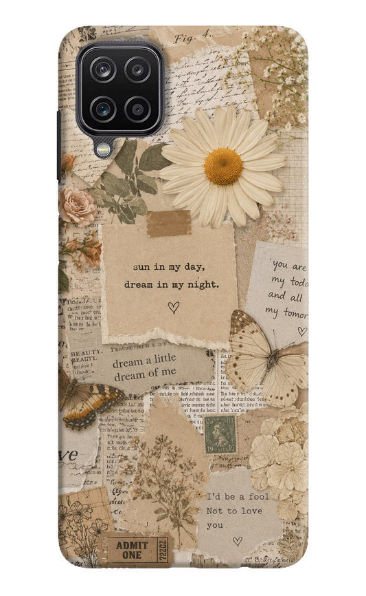 Vintage case Samsung M12/F12 Back Cover