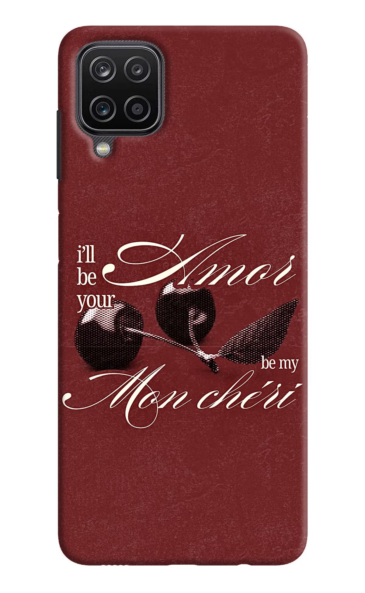 Velvet Cherry Samsung M12/F12 Back Cover