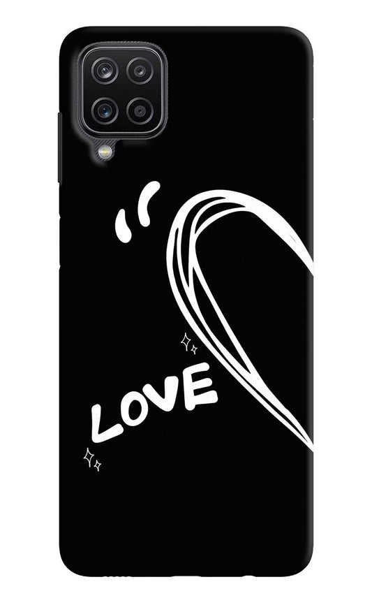 Love Line Samsung M12/F12 Hard Case Back Cover by Casekaro