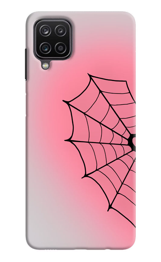 Pink Web Samsung M12/F12 Hard Case Back Cover by Casekaro