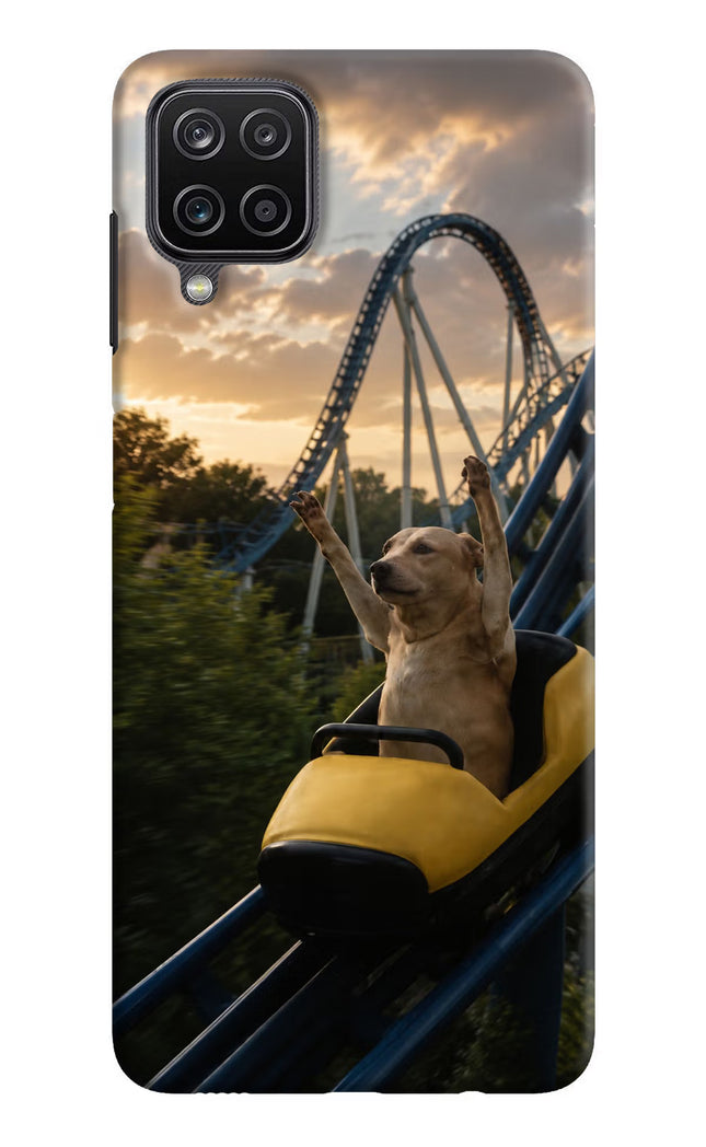 Rollercoaster Dog Samsung M12/F12 Hard Case Back Cover by Casekaro
