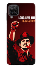 Bhagat Singh Revolution Samsung M12/F12 Hard Case Back Cover by Casekaro