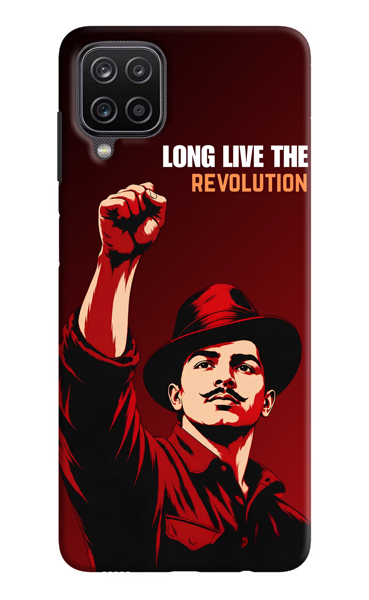 Bhagat Singh Revolution Samsung M12/F12 Back Cover