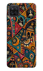 Folk Print Samsung M12/F12 Hard Case Back Cover by Casekaro