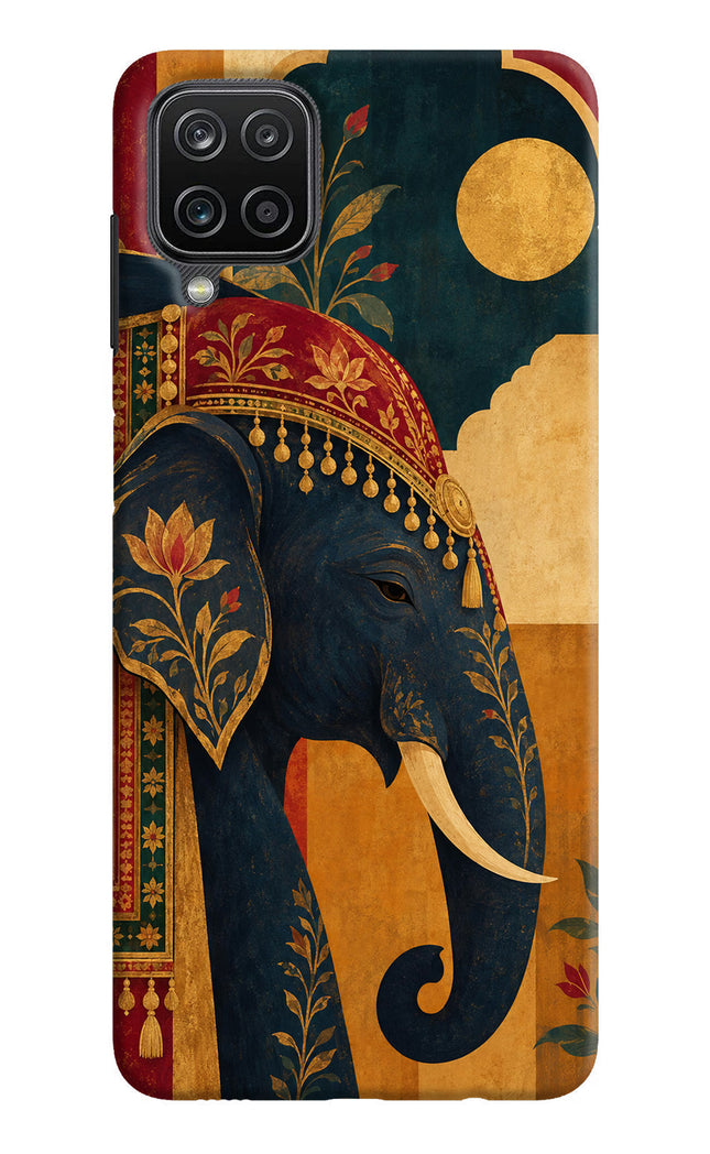 Royal Elephant Samsung M12/F12 Hard Case Back Cover by Casekaro
