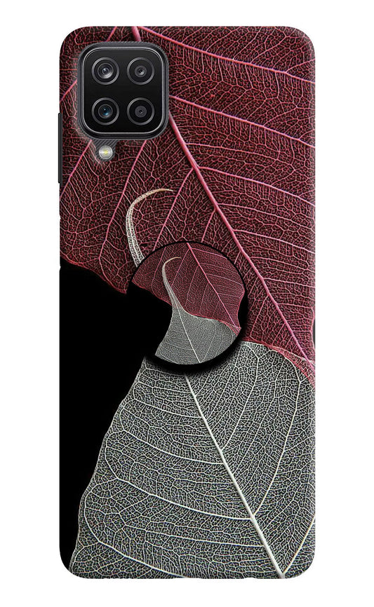 Leaf Pattern Samsung M12/F12 Pop Case by Casekaro