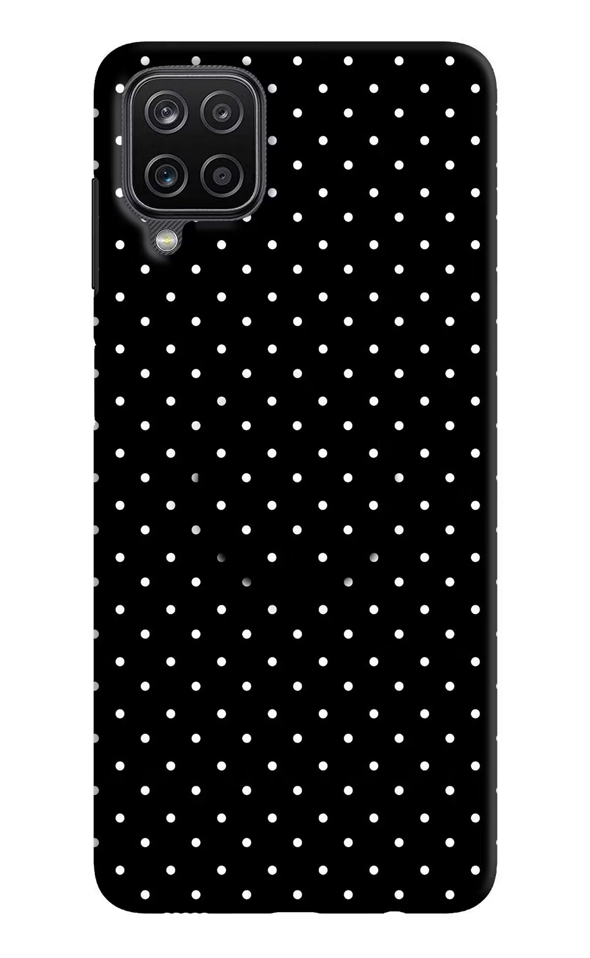 White Dots Samsung M12/F12 Pop Case by Casekaro