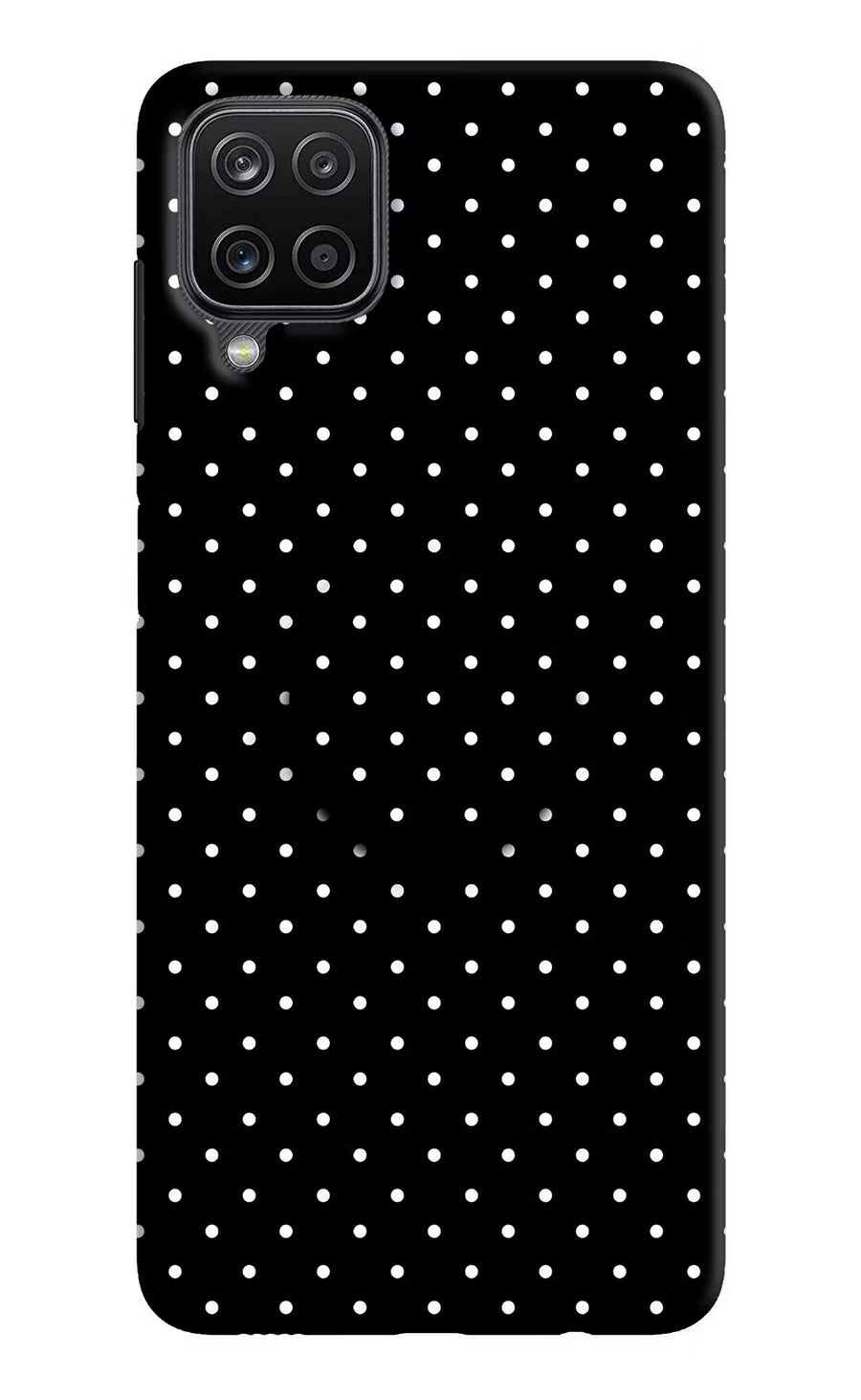 White Dots Samsung M12/F12 Pop Case, Hard case