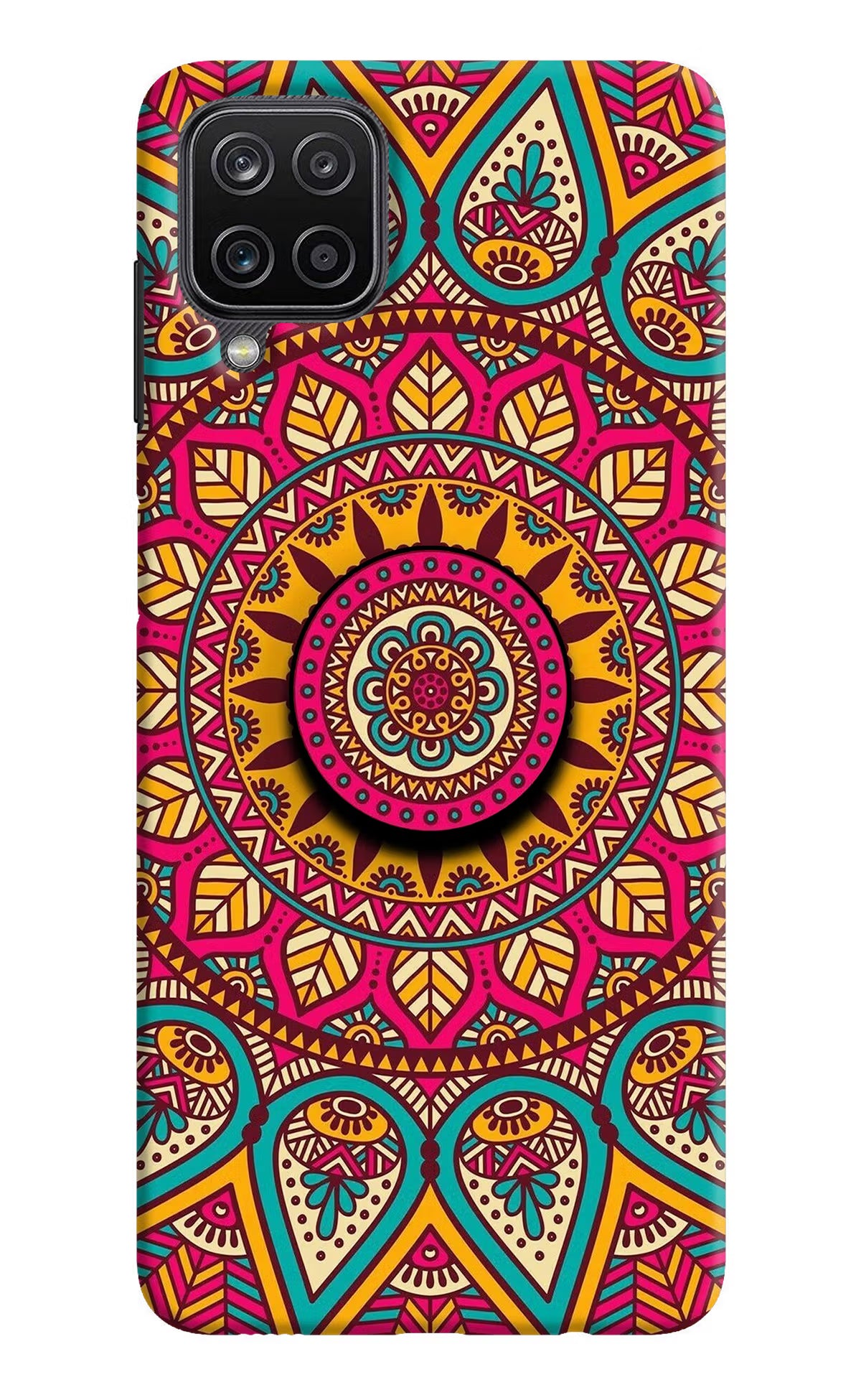 Mandala Samsung M12/F12 Pop Case by Casekaro