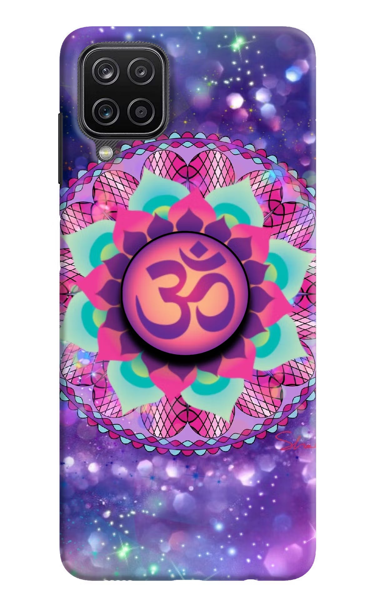 Om Purple Samsung M12/F12 Pop Case by Casekaro