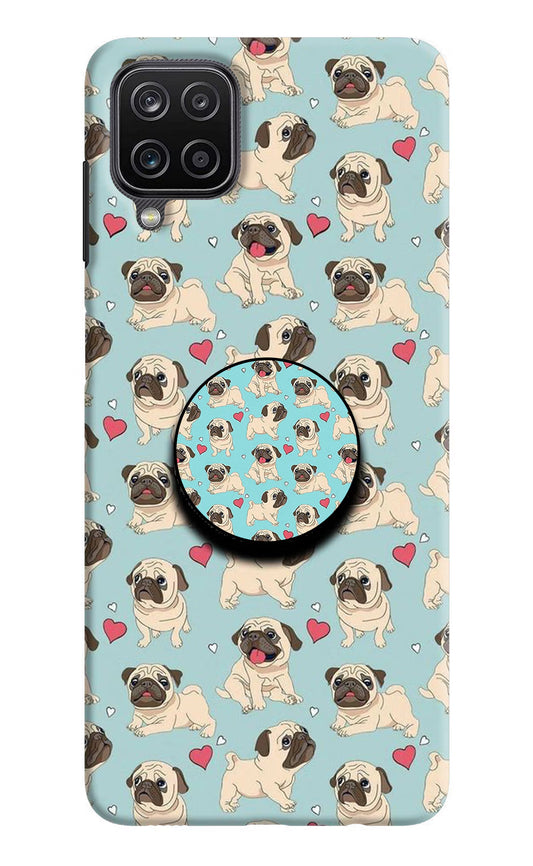 Pug Dog Samsung M12/F12 Pop Case by Casekaro