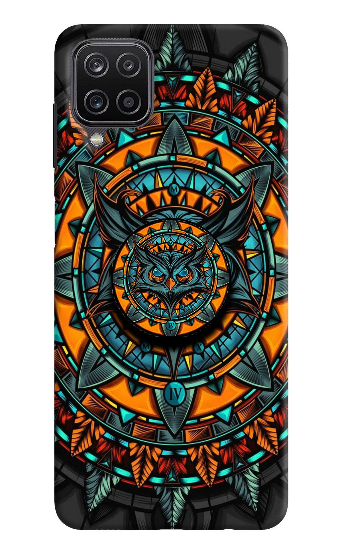 Angry Owl Samsung M12/F12 Pop Case by Casekaro