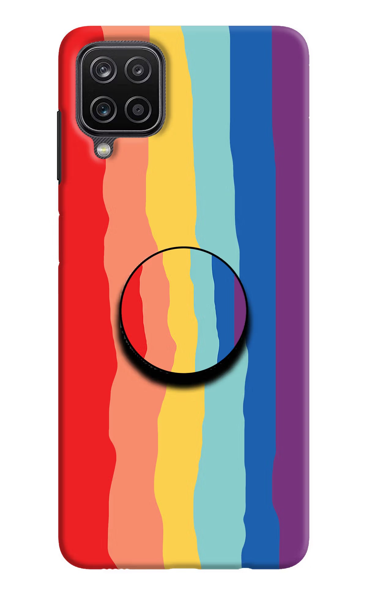 Rainbow Samsung M12/F12 Pop Case by Casekaro