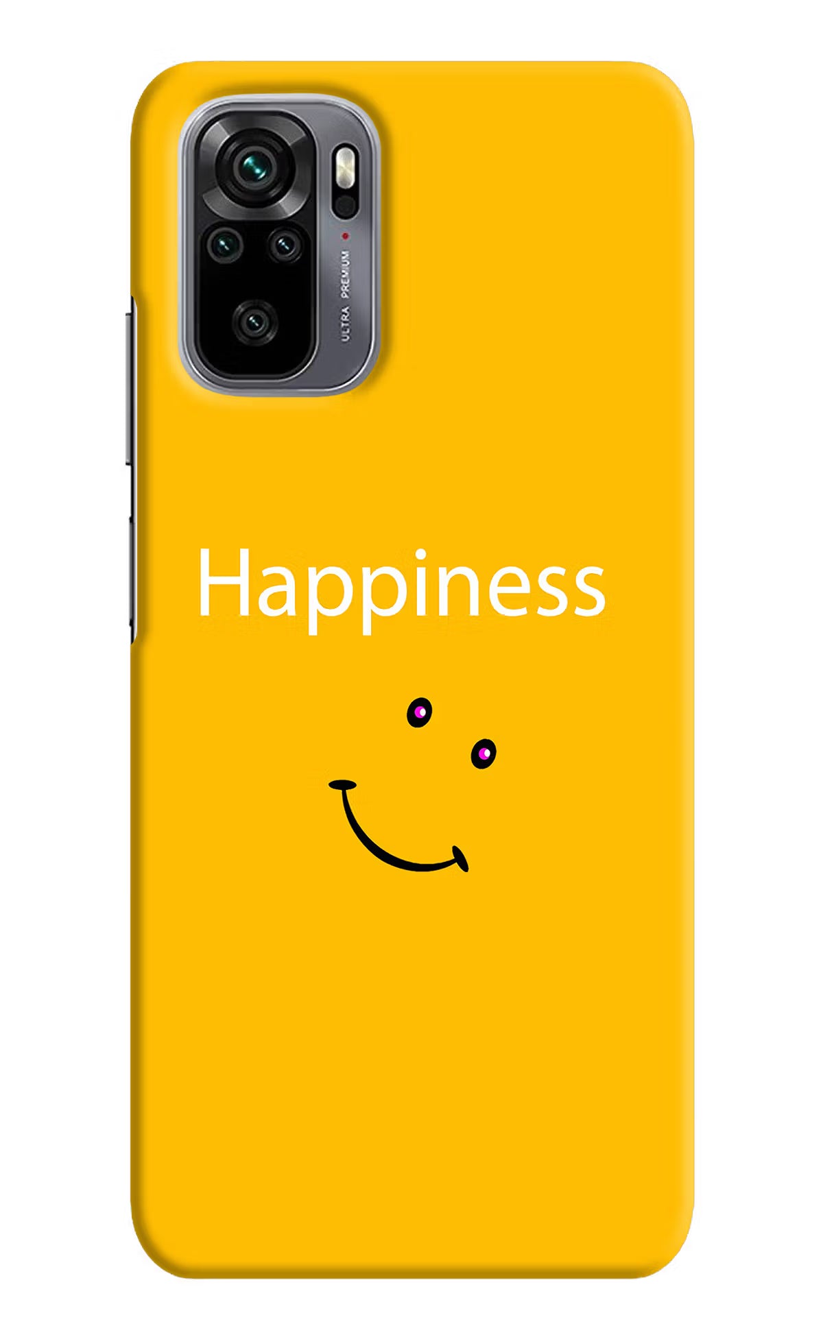 Happiness With Smiley Redmi Note 10/10S Hard Case Back Cover by Casekaro
