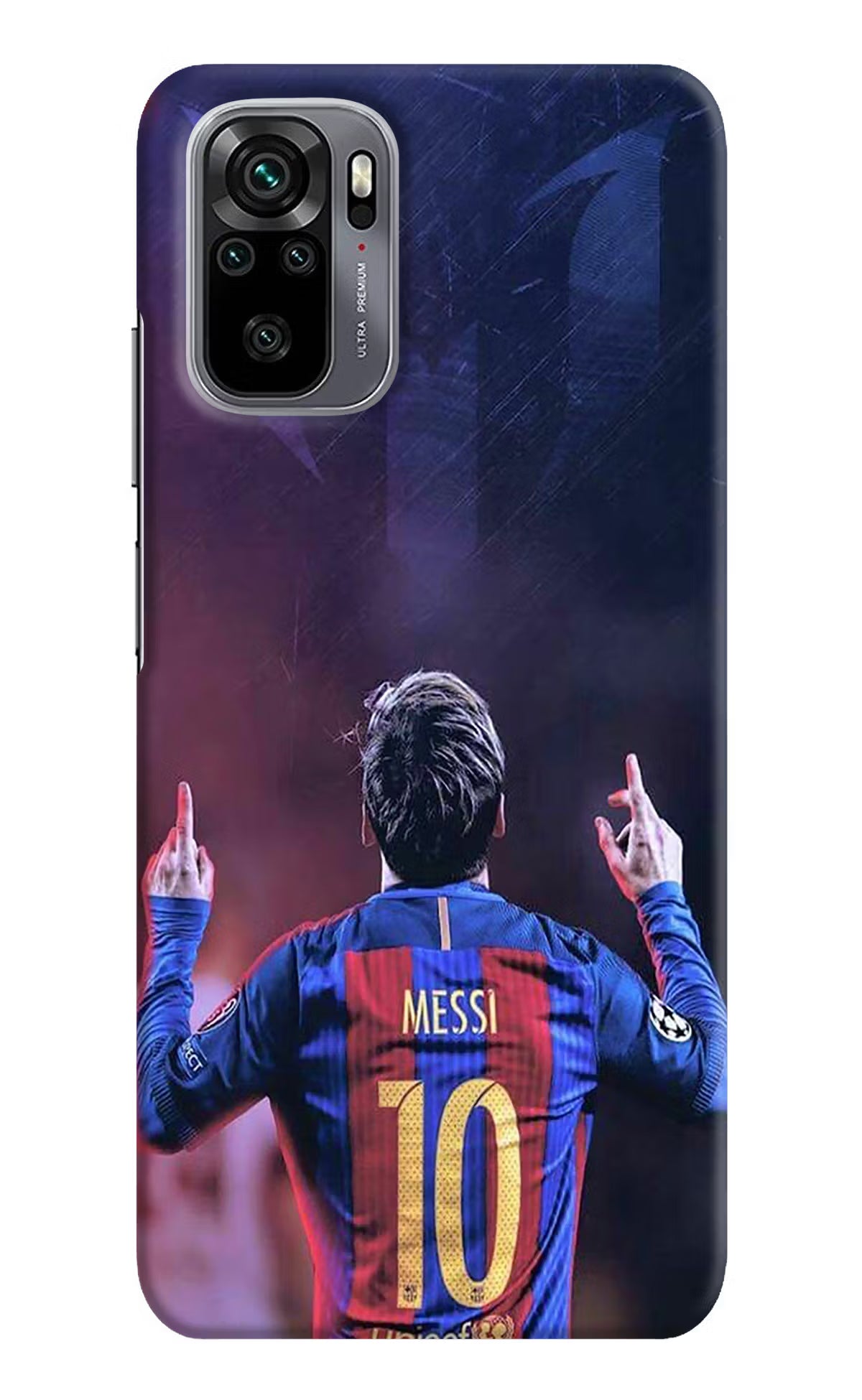 Messi Redmi Note 10/10S Hard Case Back Cover by Casekaro