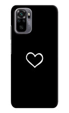 Heart Redmi Note 10/10S Hard Case Back Cover by Casekaro