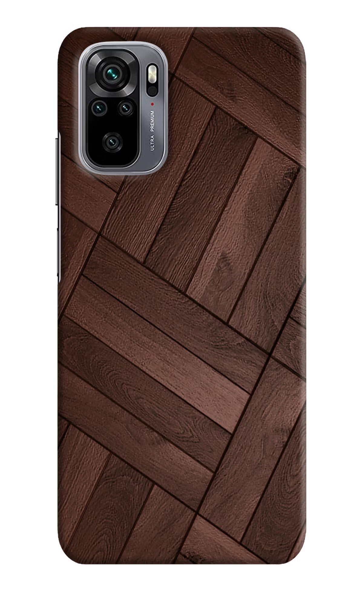 Wooden Texture Design Redmi Note 10/10S Hard Case Back Cover by Casekaro