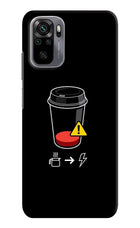 Coffee Redmi Note 10/10S Hard Case Back Cover by Casekaro
