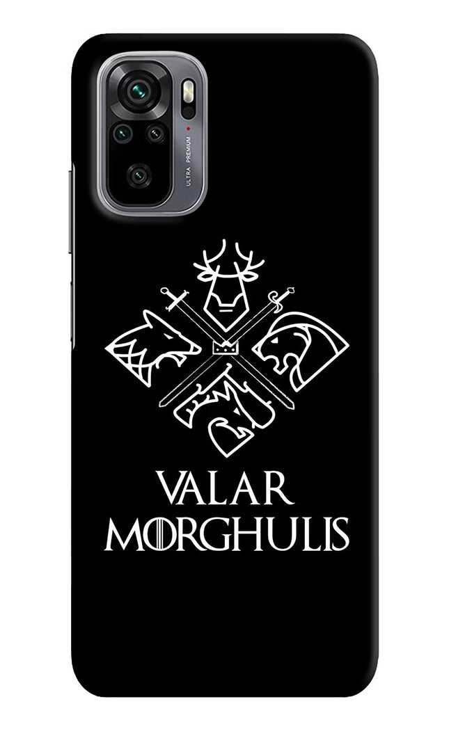 Valar Morghulis | Game Of Thrones Redmi Note 10/10S Hard Case Back Cover by Casekaro