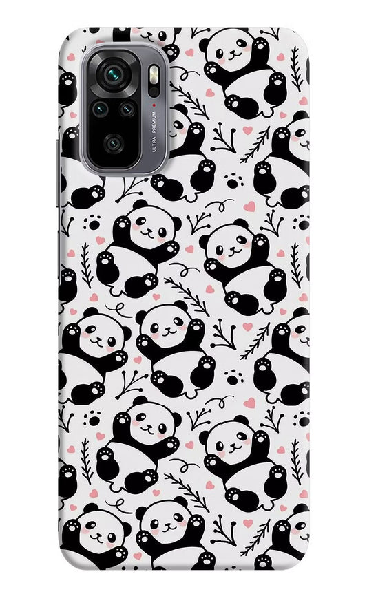 Cute Panda Redmi Note 10/10S Hard Case Back Cover by Casekaro