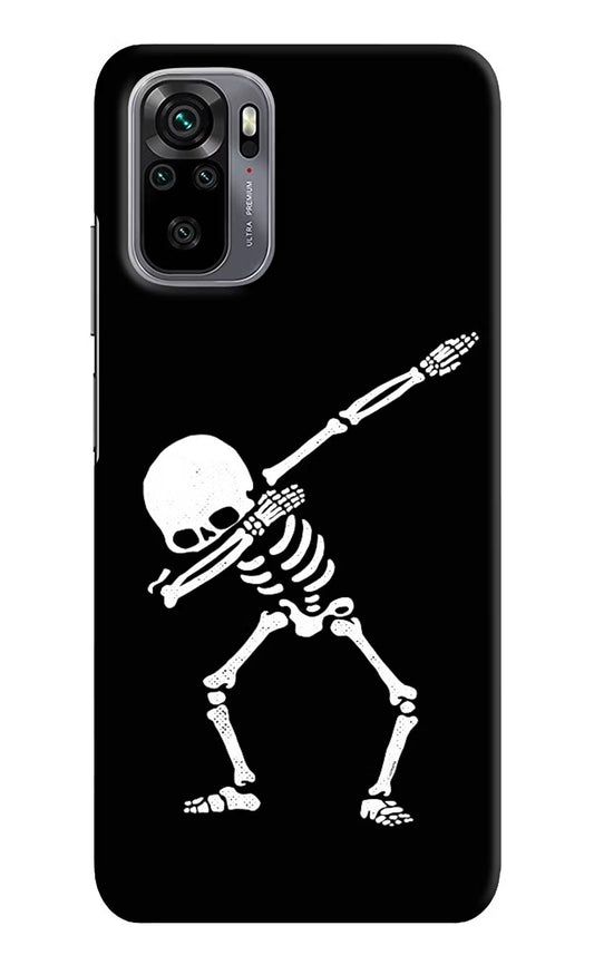 Dabbing Skeleton Art Redmi Note 10/10S Hard Case Back Cover by Casekaro